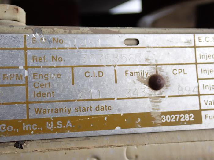 Used 1989 Cummins LTA10-C Diesel Engine 315 HP L10 CPL 894