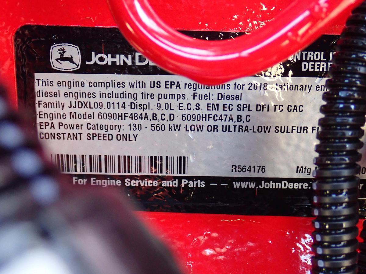 Used 2018 John Deere 6090HFC47 Turbo Diesel Engine 41 HOURS!