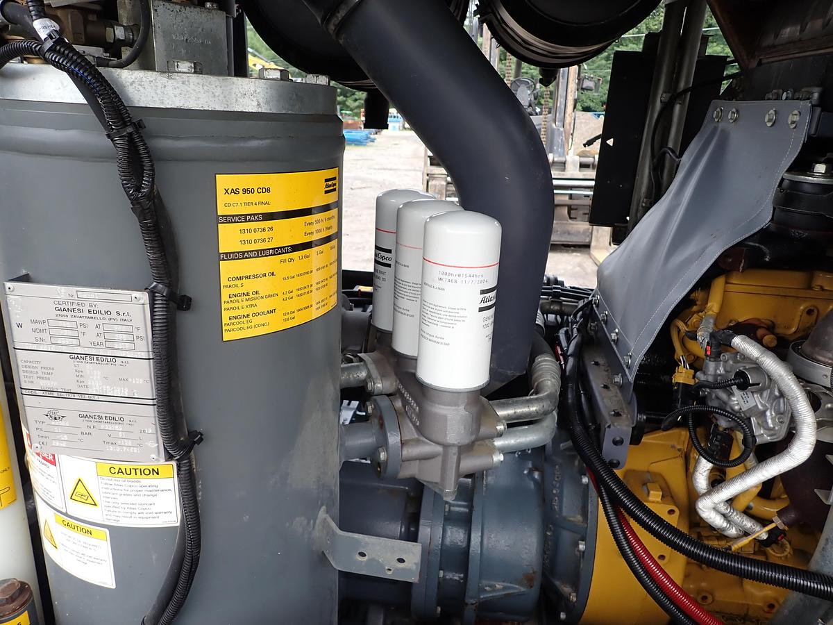 Used 2019 Atlas Copco XAS950 CD8 Air Compressor