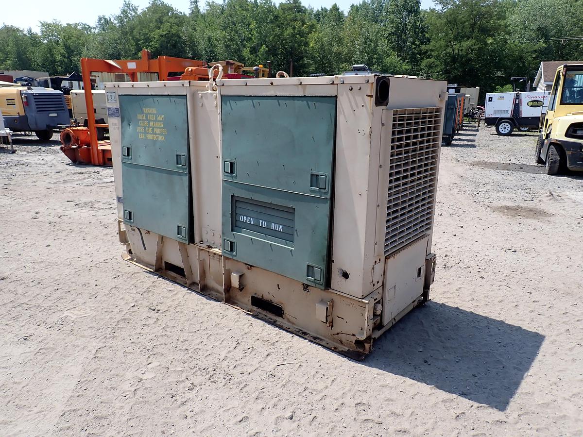 Used 1990 Libby MEP007B 100 KW Diesel Generator GOV'T SURPLUS