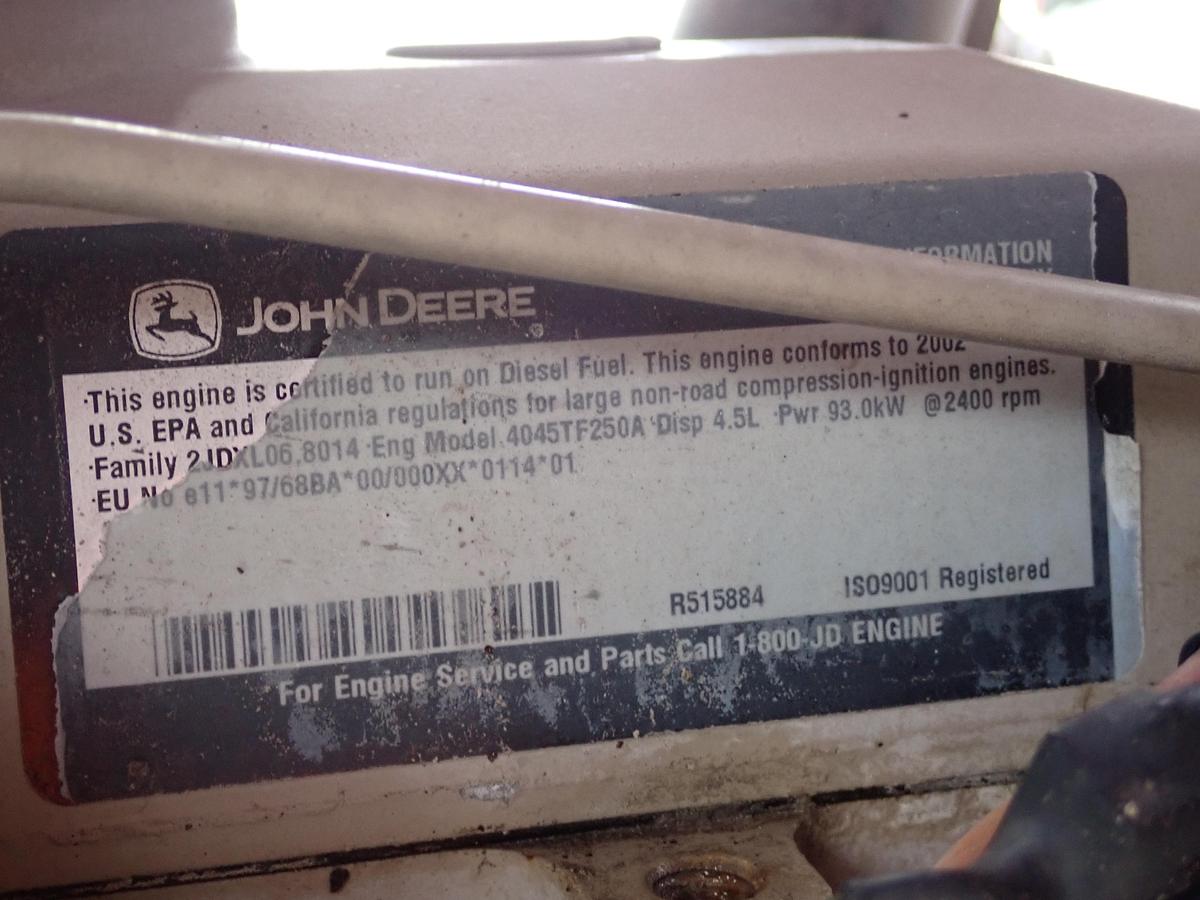Used 2002 John Deere 4045TF250 Turbo Diesel Engine POWER UNIT! 572 HOURS!