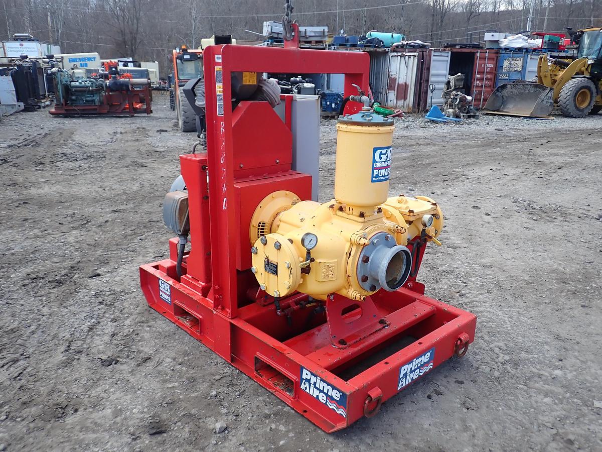 Used 2012 Gorman Rupp PA6C60 6" Water Pump ELECTRIC