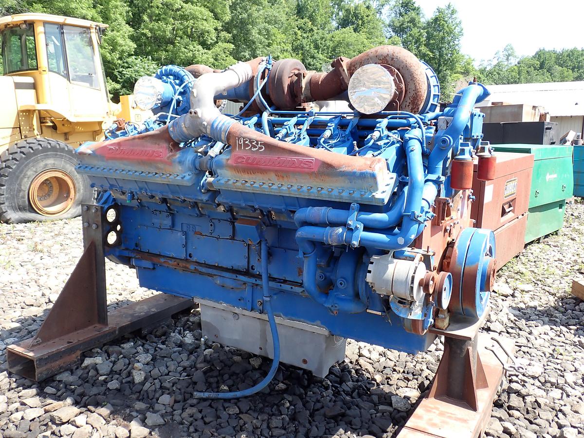 Used 2015 Cummins QSK50 Diesel Engine 2250 HP CPL 3300