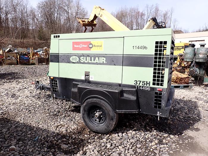 Used 2019 Sullair 375DH/AF/DPQ Air Compressor
