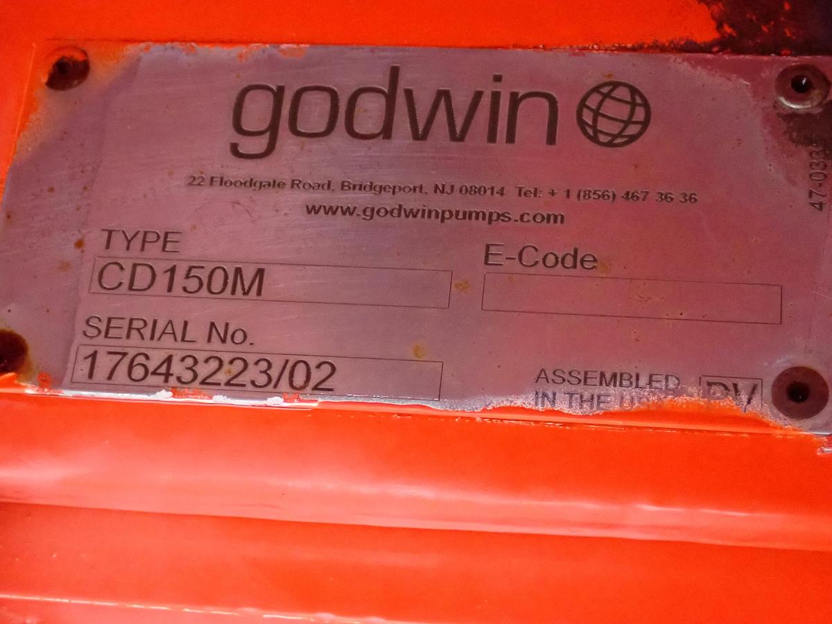 Used 2017 Godwin CD150M 6" ELECTRIC Water Pump