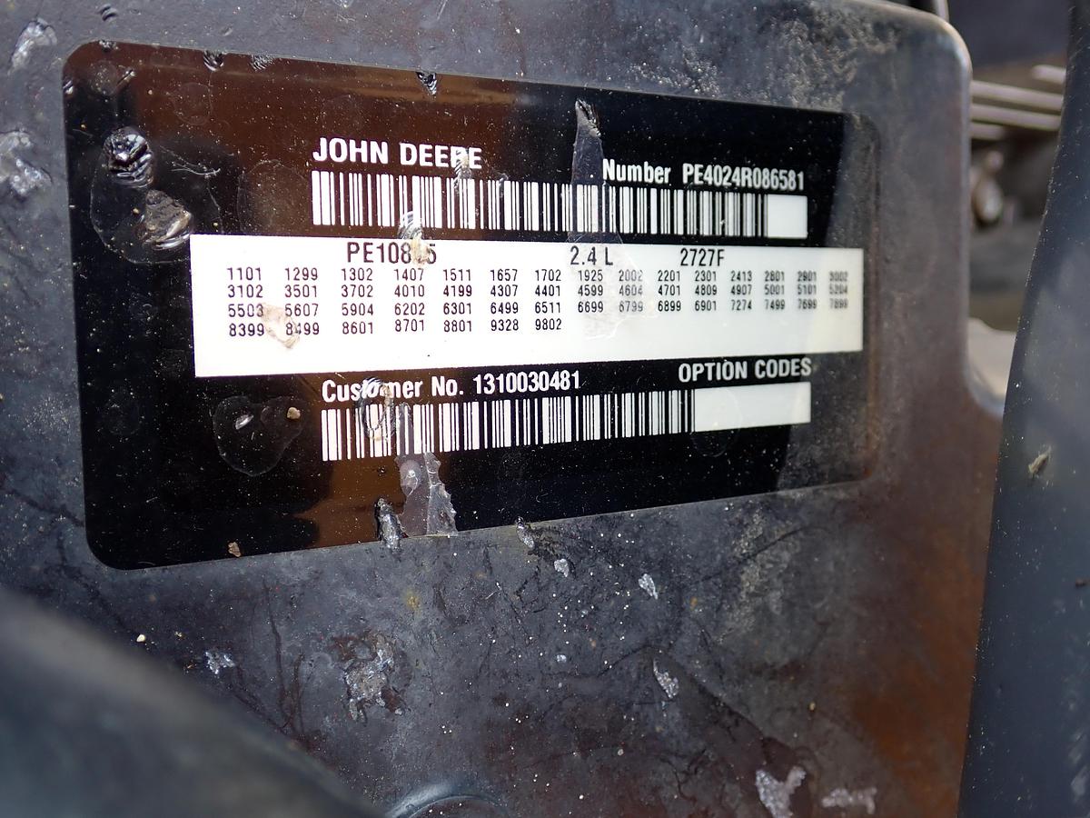 Used 2012 Atlas Copco XAS185JD7 185 CFM Air Compressor