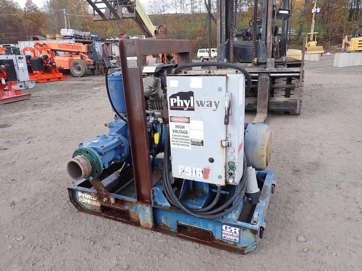 Used Gorman Rupp PA6C60-B 6" ELECTRIC Water Pump