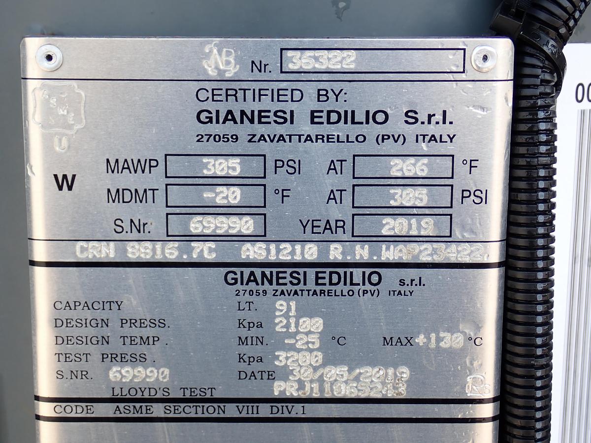 Used 2019 Atlas Copco XAS950CD8 950 CFM Air Compressor 1496 HOURS