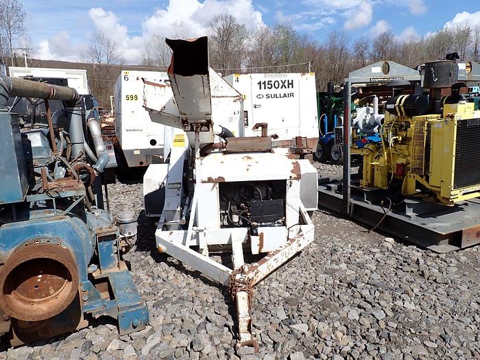 Used Woodchuck WC12 12" Wood Chipper RUNS MINT! DEUTZ DIESEL Towable