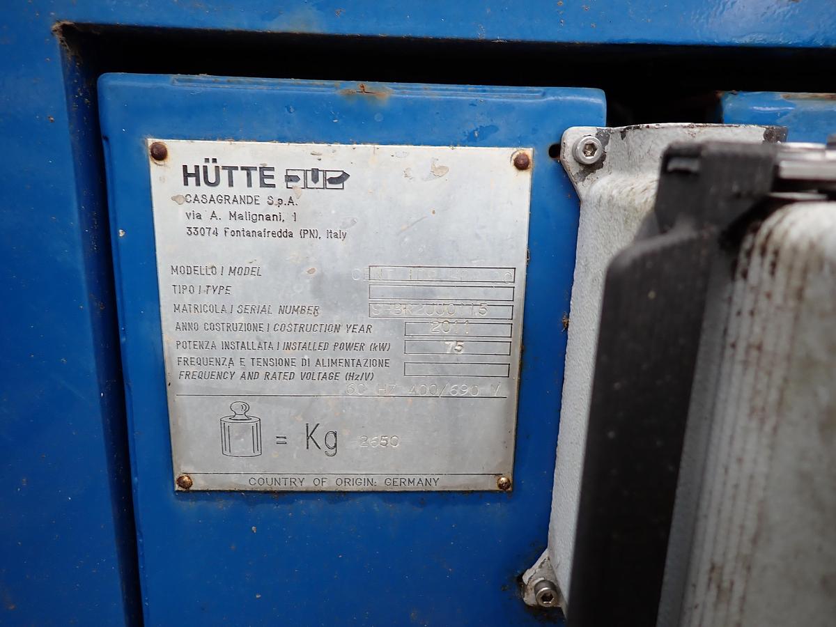 Used 2012 Hutte HBR203