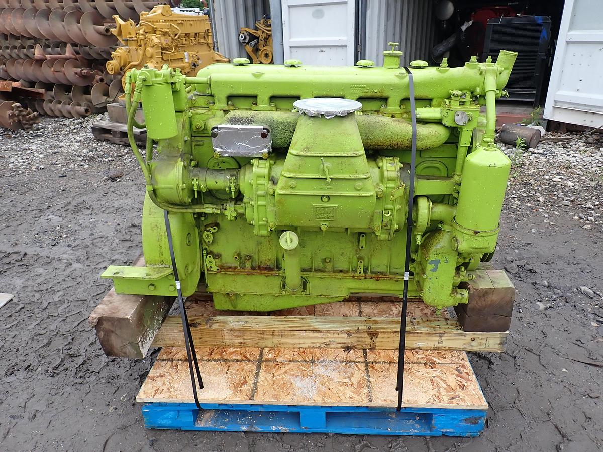 Refurbished Detroit Diesel 6-71 REBUILT Diesel Engine Terex Scraper
