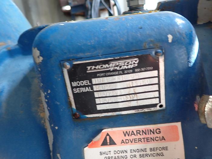 Used 2011 Thompson 12JSCG 10X8 Water Pump