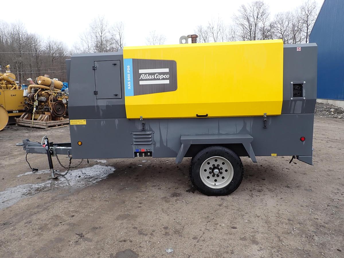 Used 2020 Atlas Copco XAS950 PD8 950 CFM Air Compressor