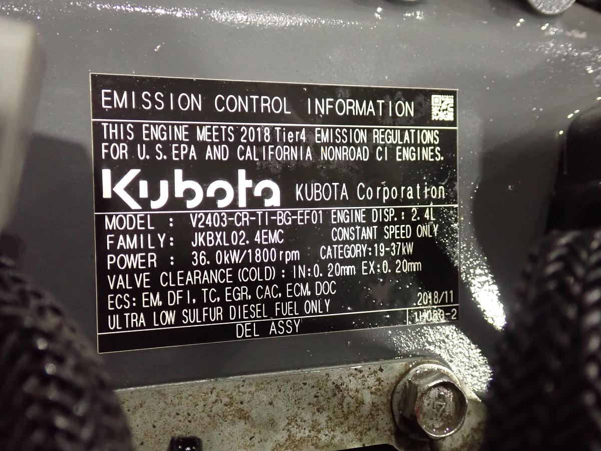 Used 2018 Kubota V2403-CR-TI-BG-EF01 Turbo Diesel Engine