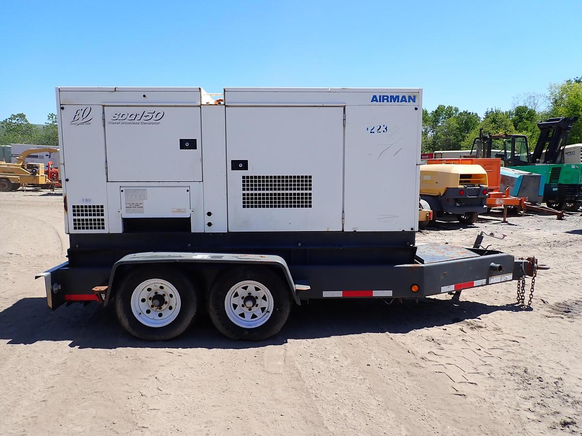 Used Airman SDG150 150 KVA Mobile Generator