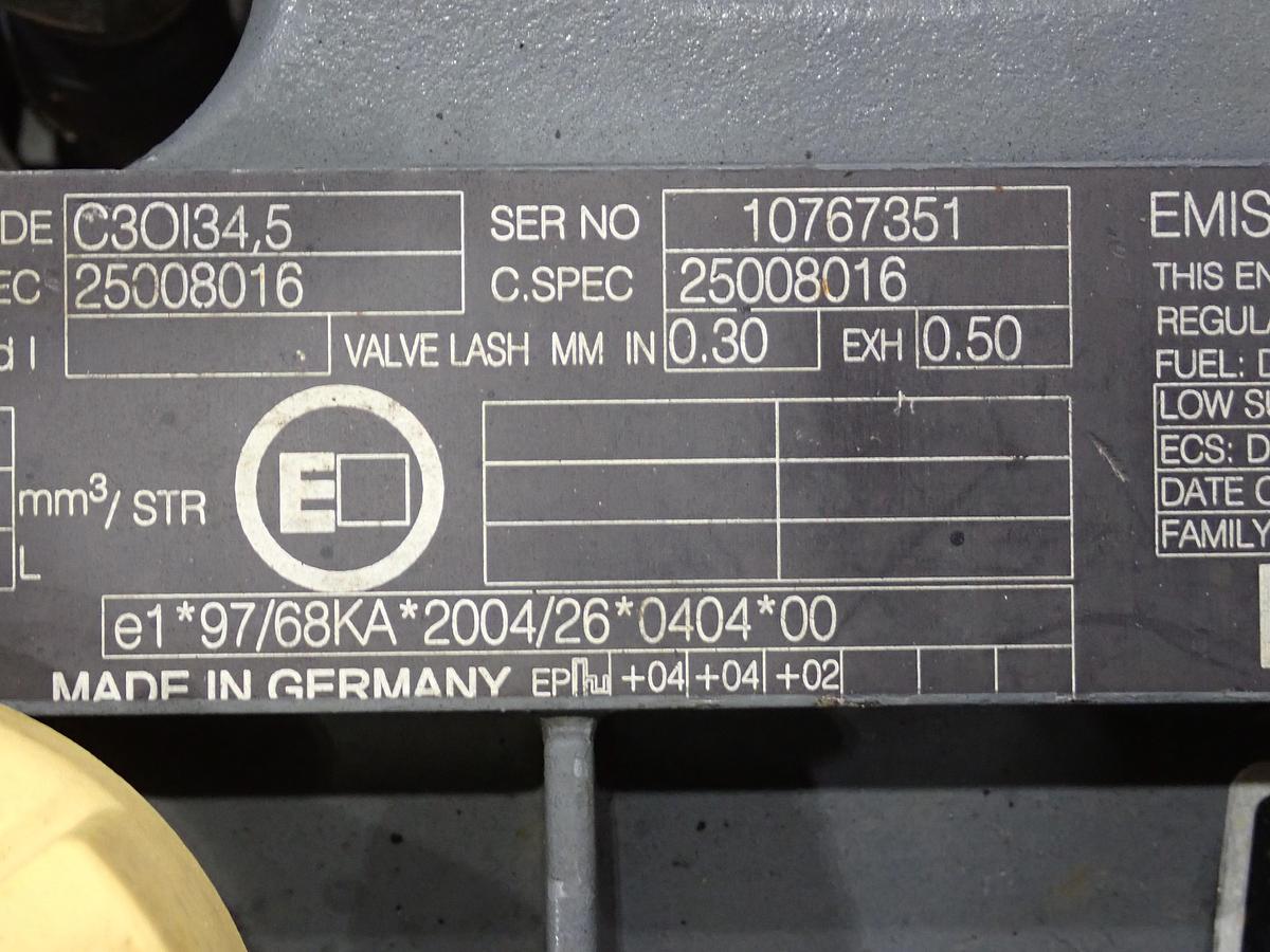 Used 2009 Deutz D2011 L03I Diesel Engine POWER UNIT w/ PANEL