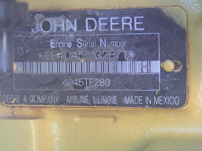 Used 2009 John Deere 4045TF280 Diesel Hydraulic Power Unit