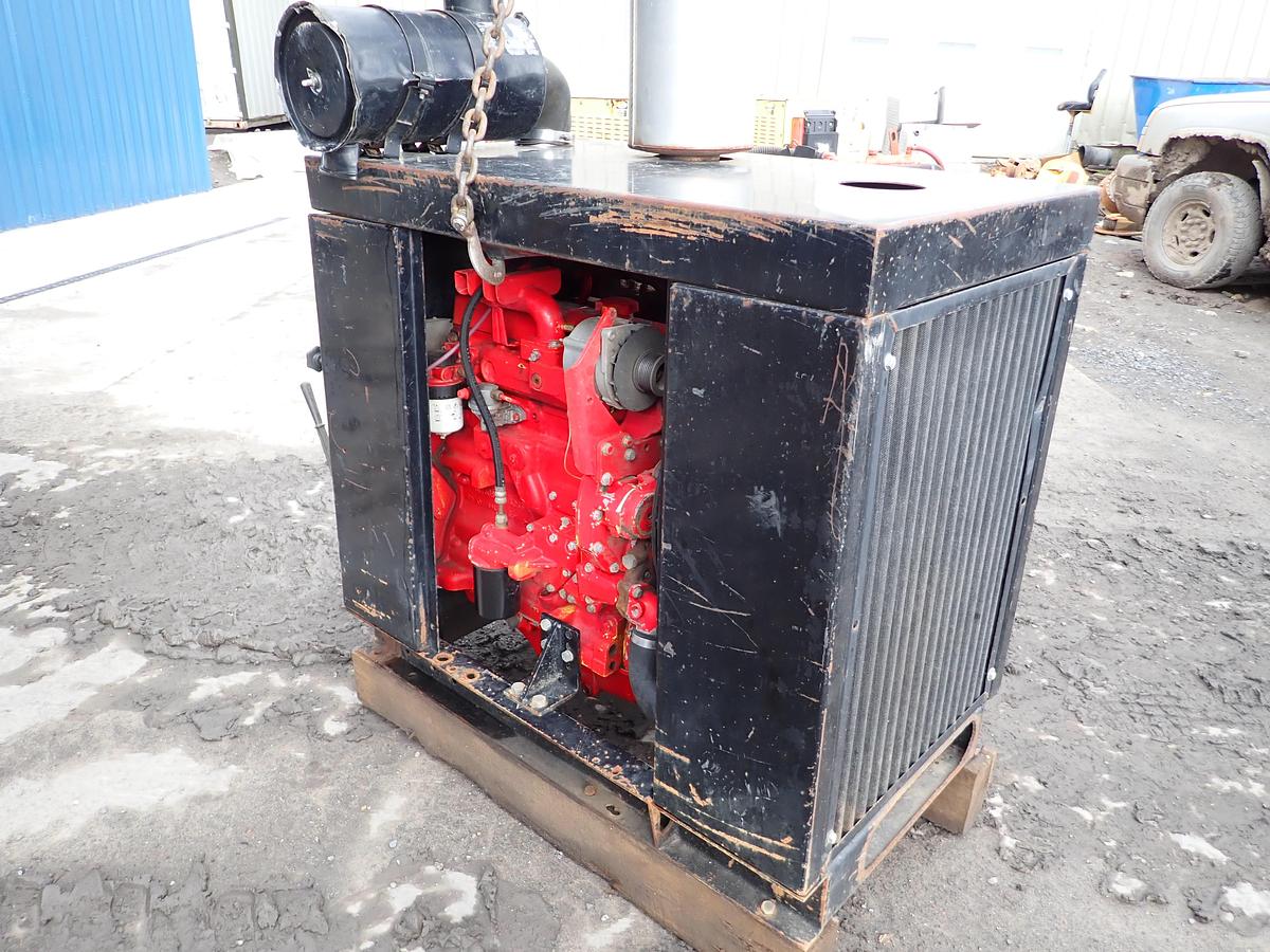 Used 1999 John Deere 4045TF250 Diesel Engine POWER UNIT w/ PTO CLUTCH