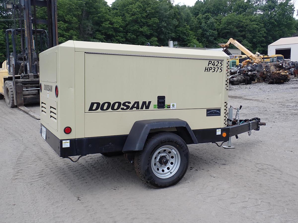 Used 2023 Doosan P425/HP375 Air Compressor 409 HOURS!