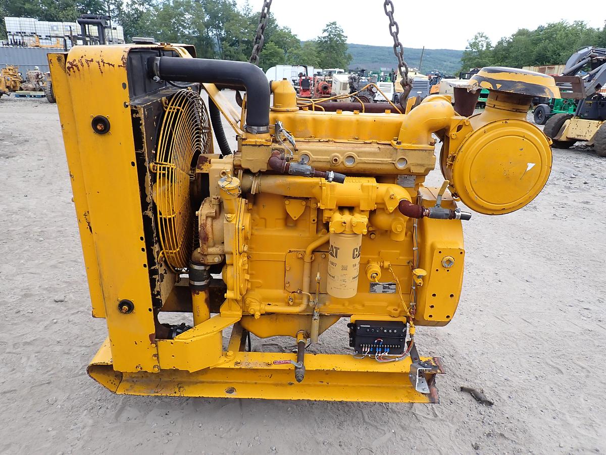 Used CAT 3304 PC Turbo Diesel Engine Power Unit 1418 HOURS