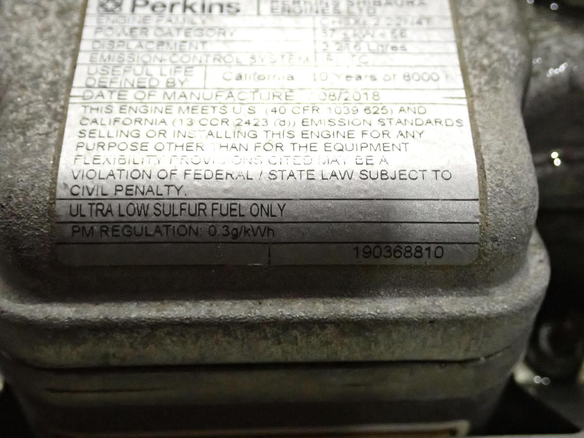 Used 2018 Perkins 404D-22T Turbo Diesel Engine POWER UNIT GP83588N