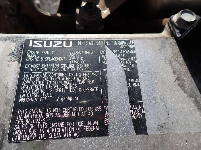Used 2008 Isuzu 6HK1X