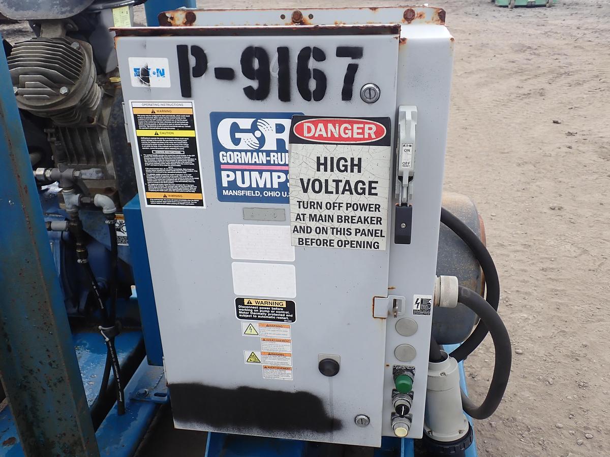 Used Gorman Rupp PA6C60-B 6" ELECTRIC Water Pump