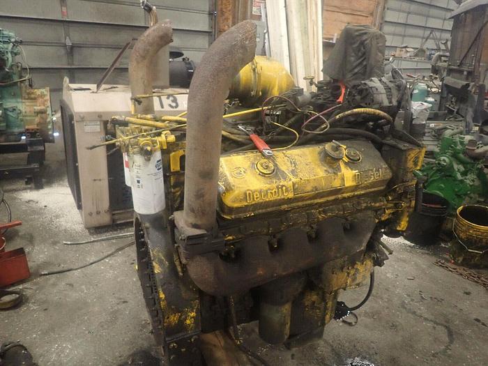 Used Detroit Diesel 8V71 Engine RUNS MINT! VIDEO! Michigan Loader V8 GM