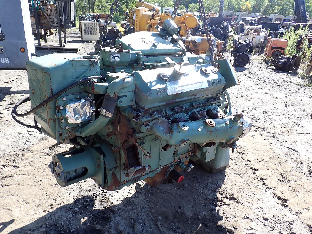 Used Detroit Diesel 8V71TA MARINE Engine 7082-3300 LEFT HAND ROTATION