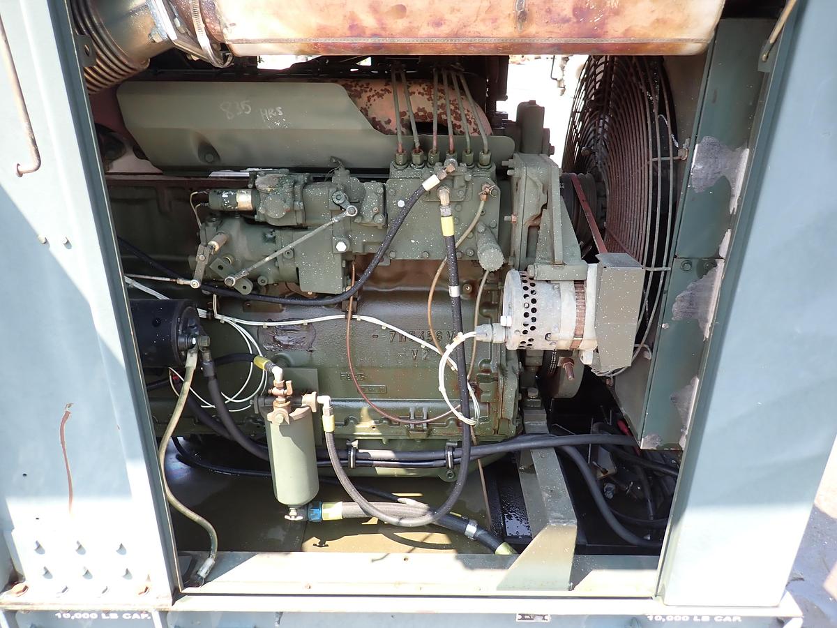 Used 1990 Libby MEP007B 100 KW Diesel Generator GOV'T SURPLUS