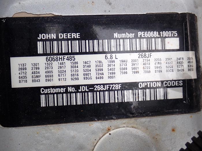 Used 2011 John Deere 6068HF485
