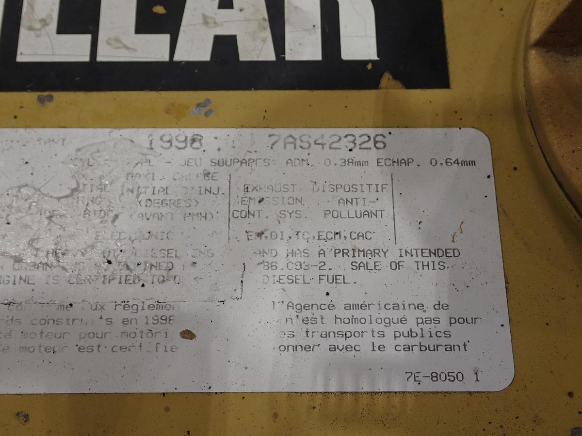 Used 1998 CAT 3126B Diesel Engine AR # 166-9471