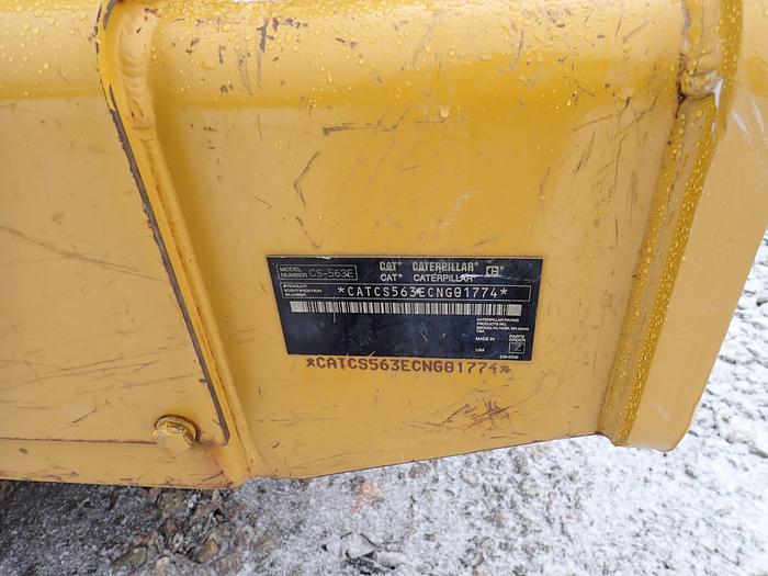 Used 2007 Caterpillar CS-563E Vibratory Compactor