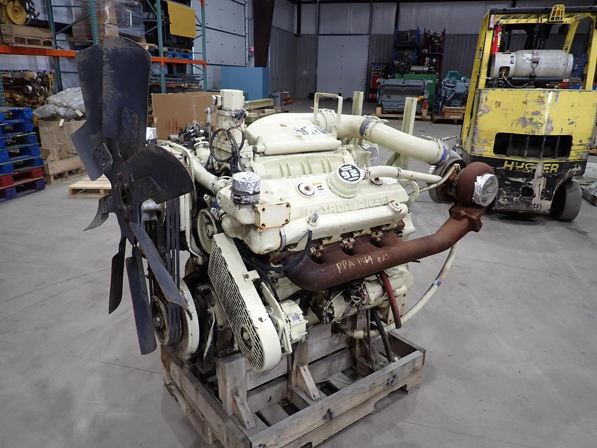 Used Detroit Diesel 8V92TTA Engine TWIN TURBO 1469 HOURS