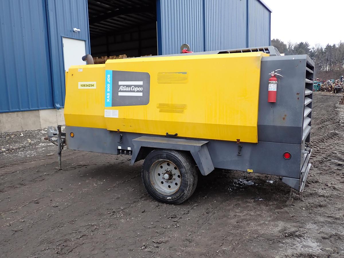 Used 2019 Atlas Copco XAS900 JD8 Air Compressor 150 PSI
