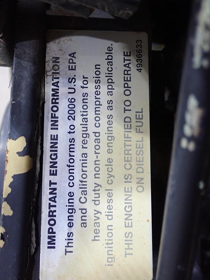 Used 2006 Komatsu SAA6D102E-2 Diesel Engine CPL 8265