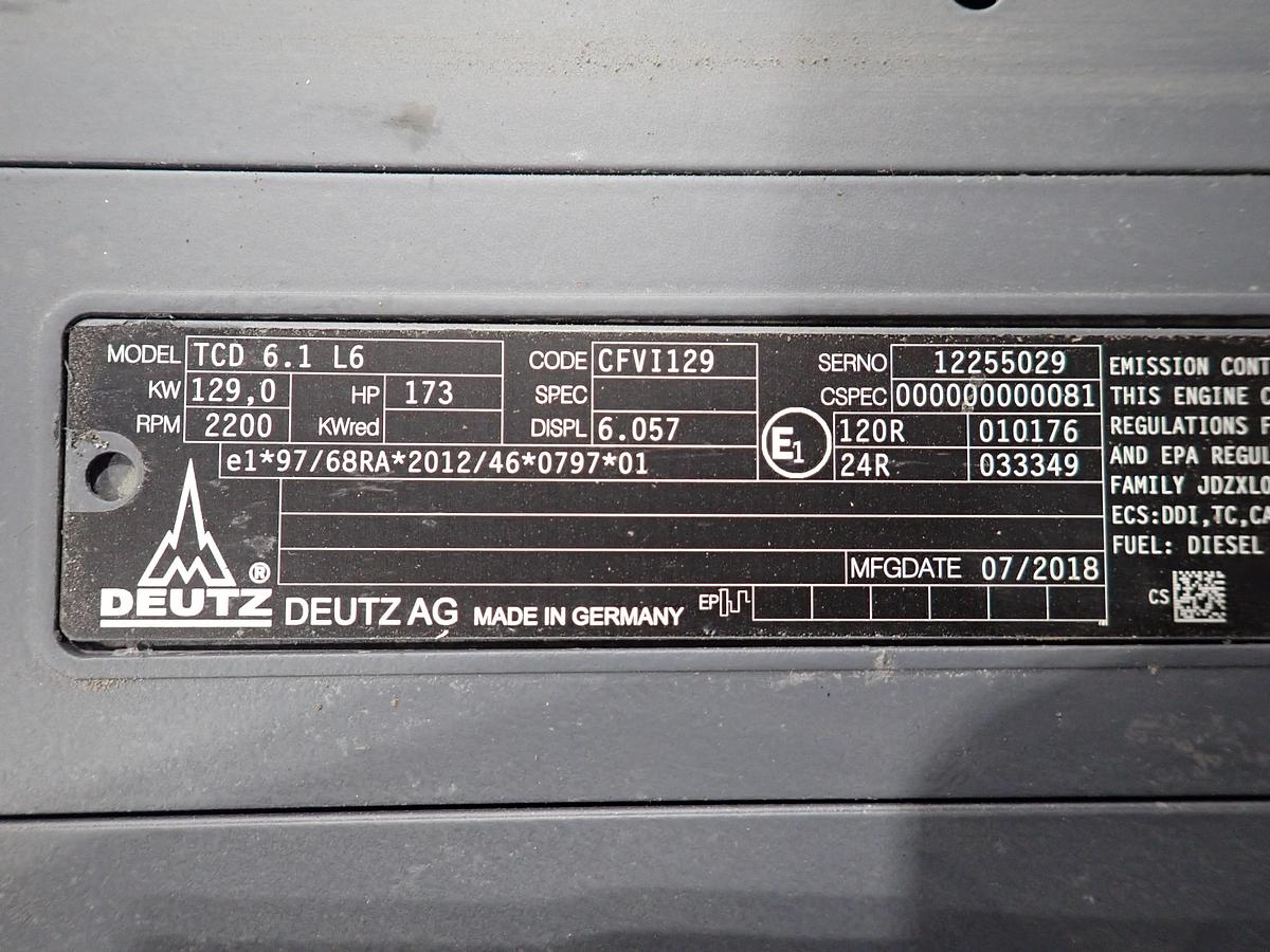 2018 Deutz TCD 6.1 L6 Diesel Engine FACTORY SURPLUS!