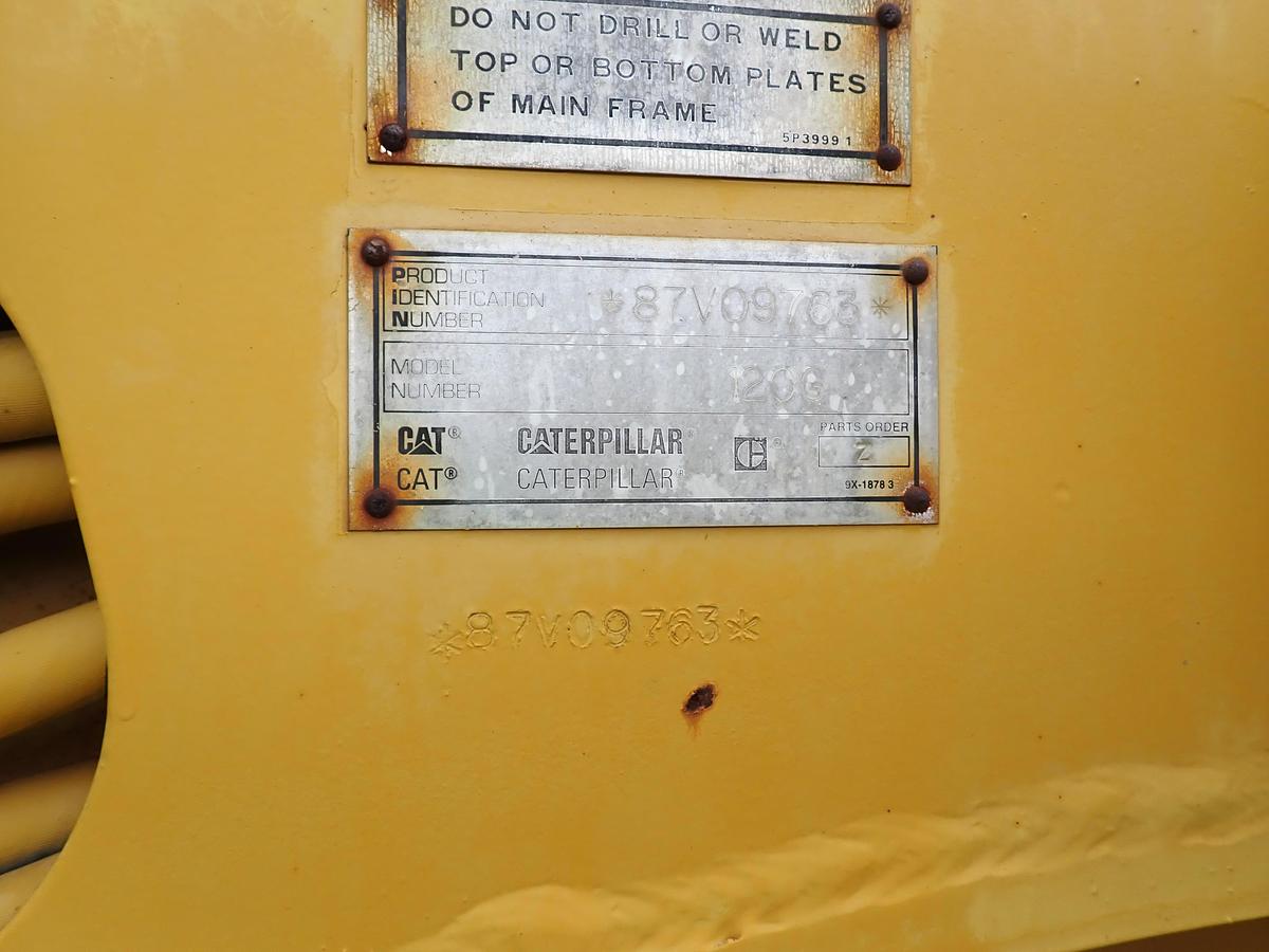 Used 1993 CAT 120G Motor Grader 3300 HOURS!