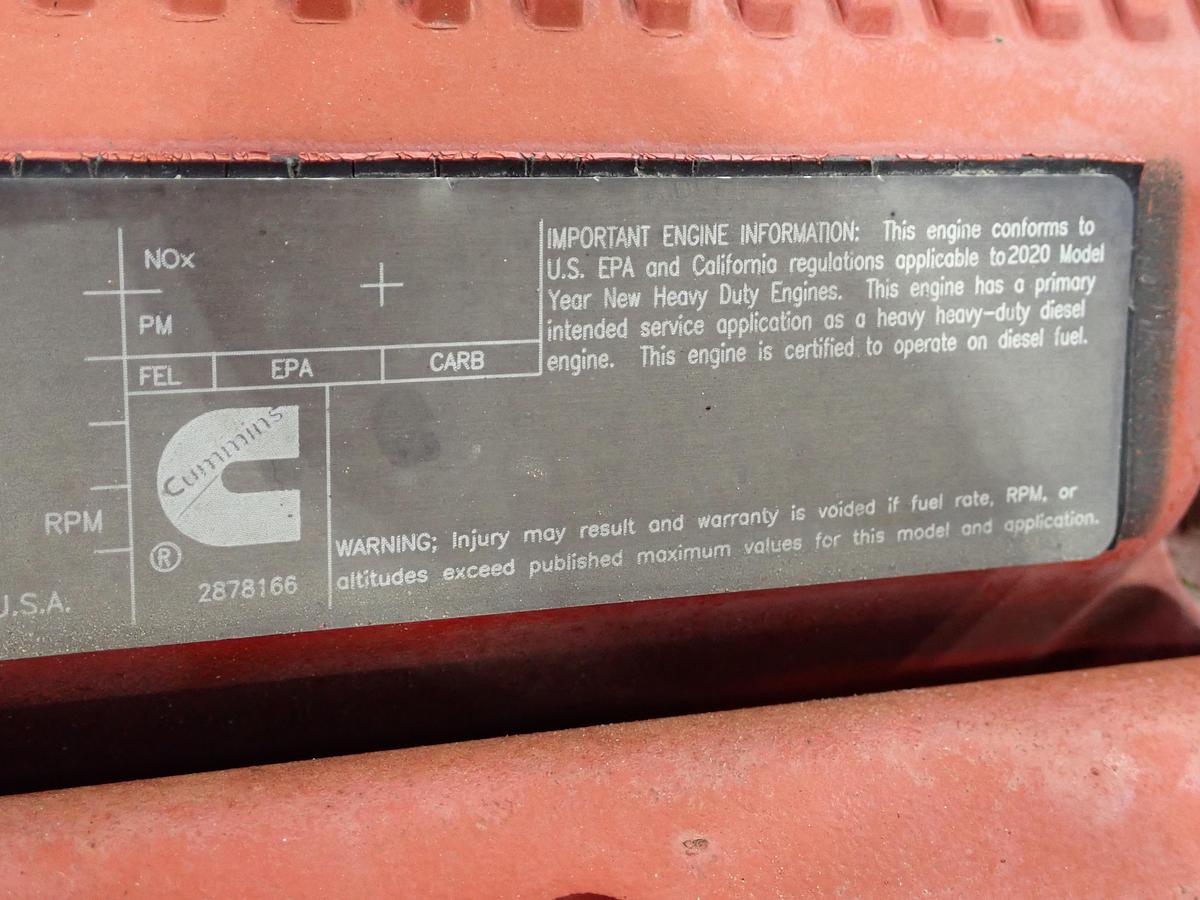 Used 2020 Cummins X15 450ST Diesel Engine 49K MILES! 