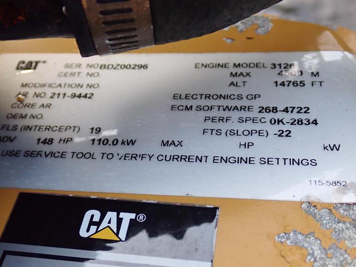 Used 2006 CAT 3126B Diesel Engine A/R 211-9442