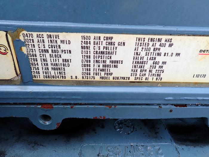 Used 2000 Detroit Diesel 12.7 Series 60 DDEC IV