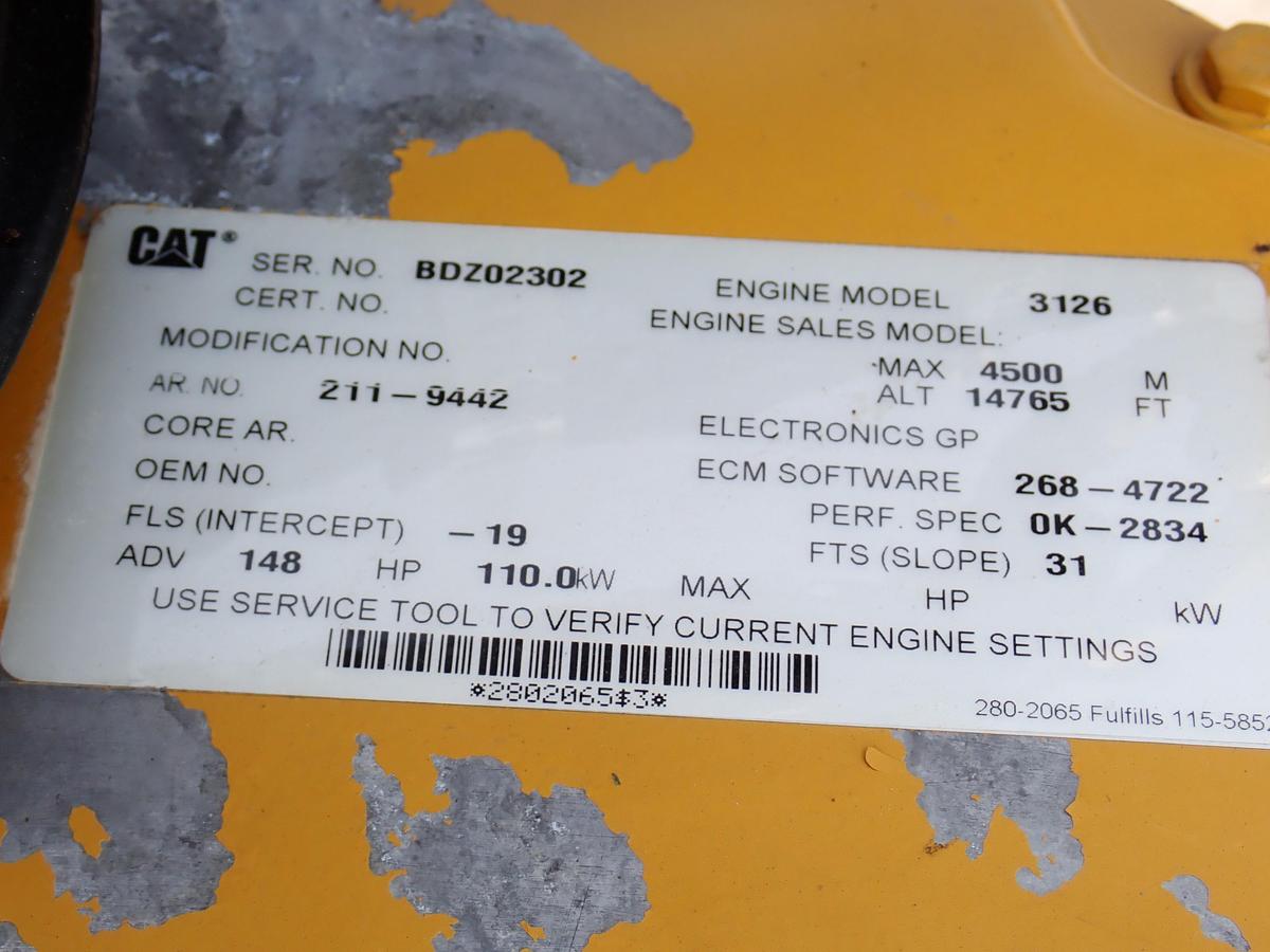 Used 2008 CAT 3126B Diesel Engine AR 211-9442