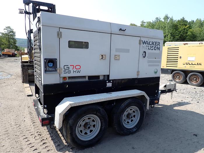 Used 2018 Wacker Neuson G70 Towable Generator