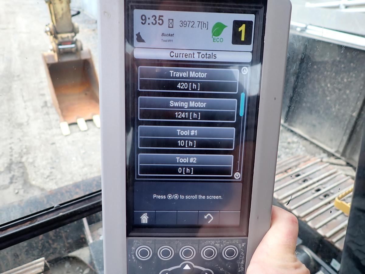 Used 2018 CAT 313FL Hydraulic Excavator FRONT BLADE