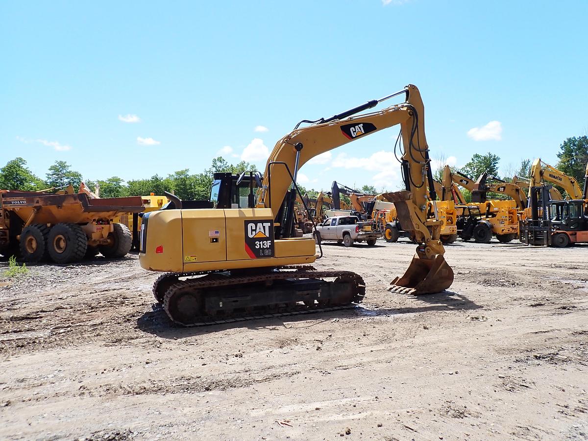 Used 2020 CAT 313FL GC Excavator w/ CAT PROGRESSIVE THUMB