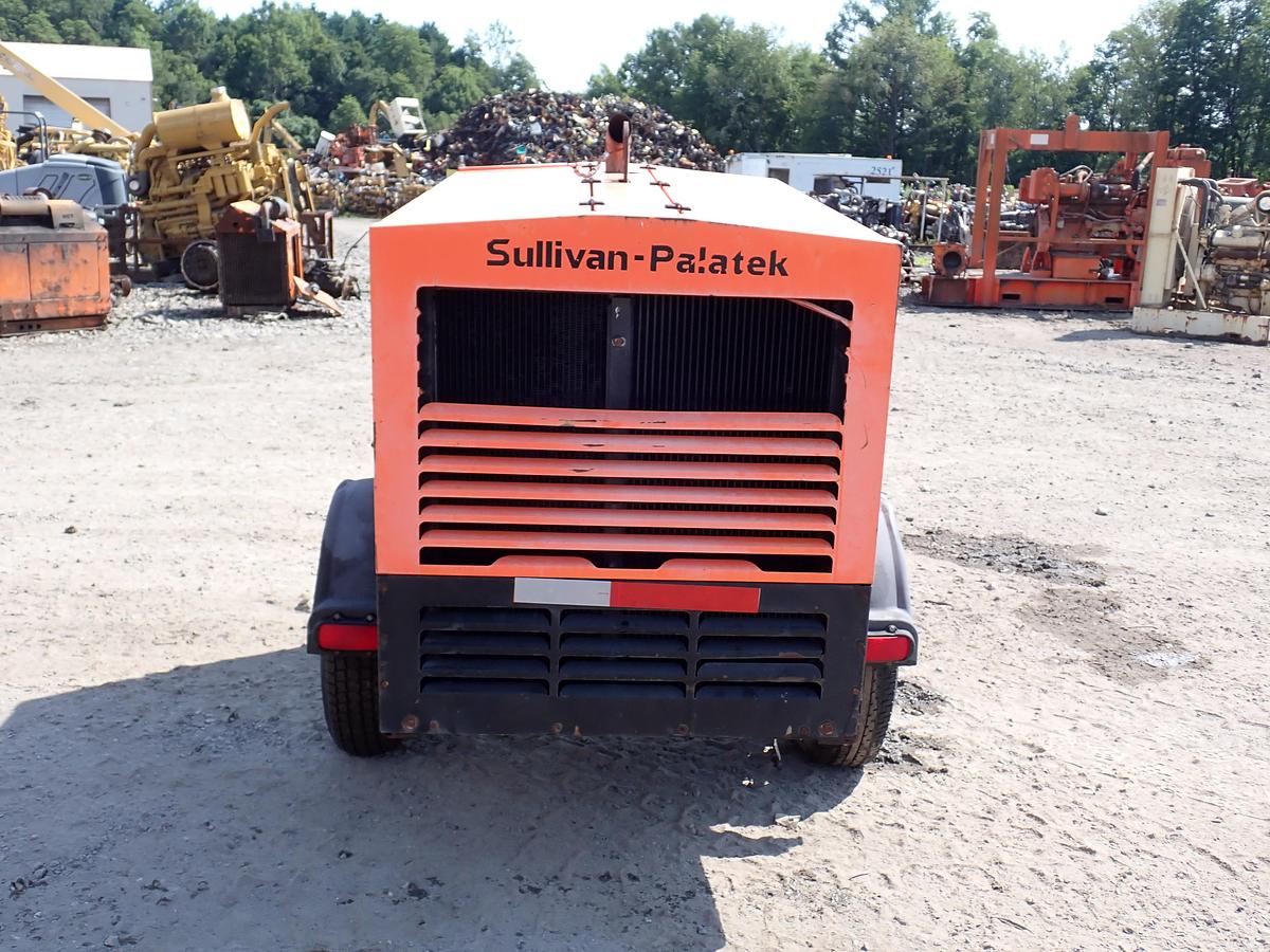 Used Sullivan Palatek DF185P3IZ 185 CFM Air Compressor ISUZU DIESEL