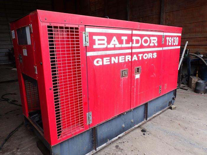Used 2004 Baldor TS130T 130 KW Generator LOW HOURS! VIDEO! Deere Diesel Enclosed