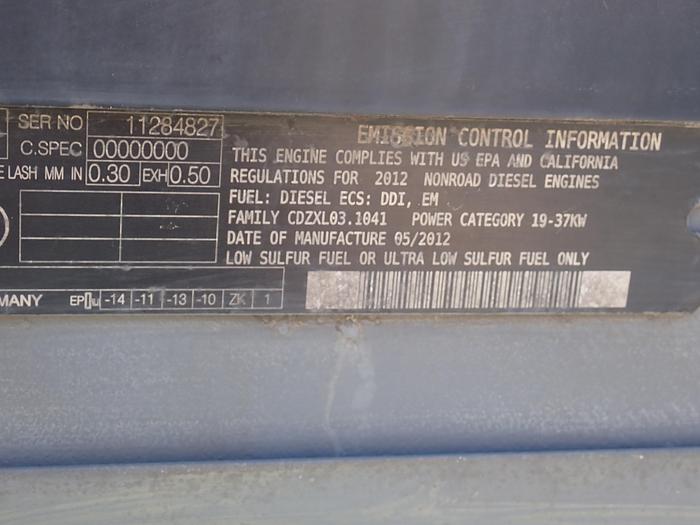 Used 2012 Deutz D2011 L04I Diesel Engine