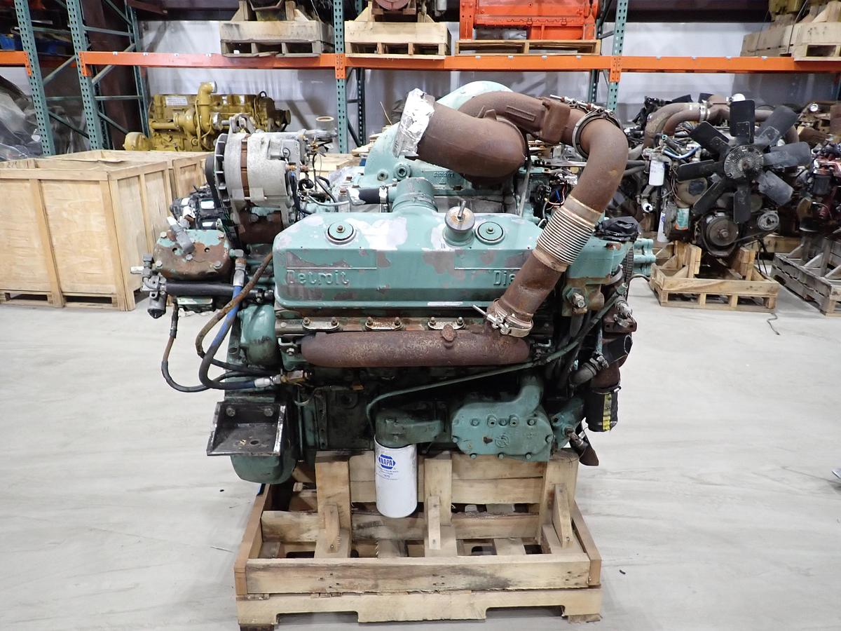 Used 1982 Detroit Diesel 8V71TA Engine 7087-7640