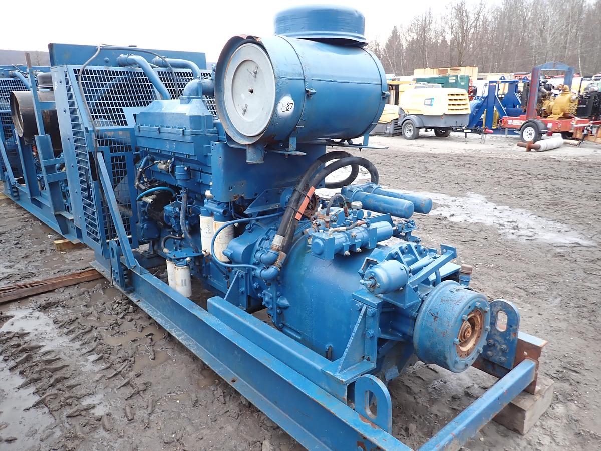 Used 1980 Cummins KTA-600 Diesel Engine LOW HOUR POWER UNIT!